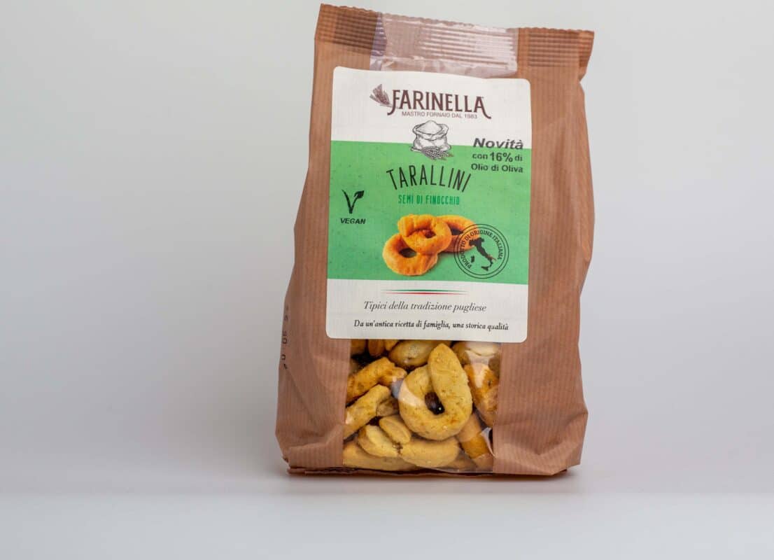 Echte Taralli mit Fenchelsamen aus Apulien 250g - Ghiottoneria